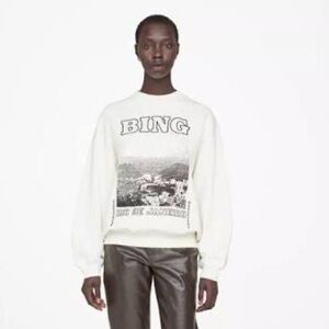 Anine Bing Jaci Sweatshirt Rio De Janeiro NWT Large